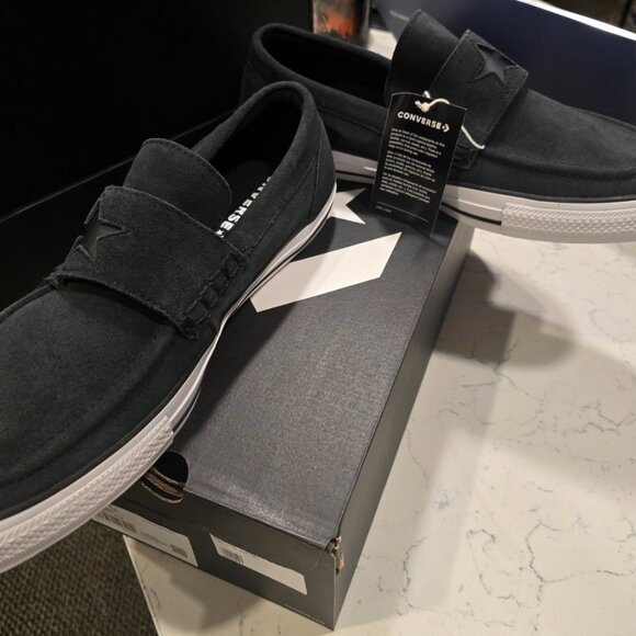 Converse Chuck Taylor All Star Loafer Shoes - Black (A15022C) Men's Sz 13 NEW - Picture 3 of 12